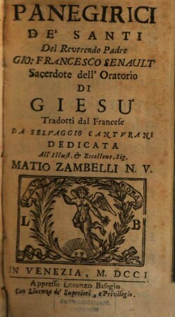 Panegirici de'santi