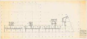 Geschäftshaus Knesebeckstraße/Kurfürstendamm, Berlin-Charlottenburg: Grundriss 2. und 3.OG 1:100 (Ausführung der sanitären Anlagen)