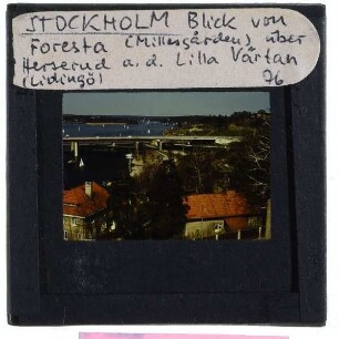 Lidingö, Blick von Millesgården