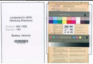 Entnazifizierung Heinrich Beskes , geb. 06.06.1897 (Zigarrenmacher)