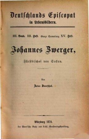 Johannes Zwerger, Fürstbischof von Seckau