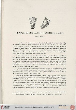 Tafeln mit Text XLVII-LXXV