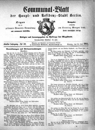 1864,30: No. 30, 24. Juli 1864