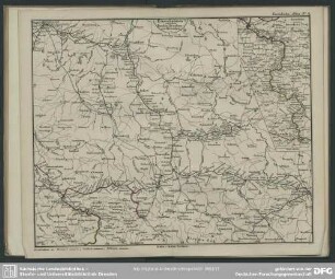 Eisenbahn-Atlas N°4. V. Eisenbahnen zwischen Berlin, Breslau und Dresden. Eisenbahn zwischen Dresden und Prag