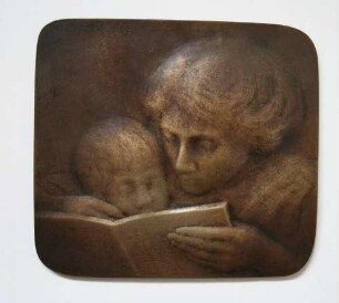 Plakette "L´Etude" (Lesestunde)