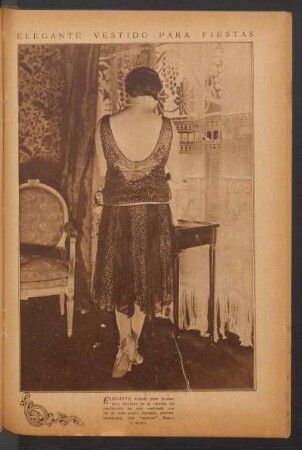 Elegante vestido para fiestas