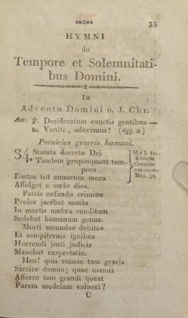 Hymni de Tempore et Solemnitatibus Domini.