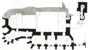 Oybin. Klosterkirche (1385/1384). Grundriss
