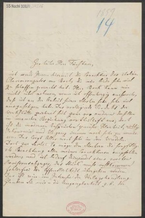 Brief an Adolph Fürstner : 13.12.1859