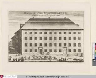 Suecia Antiqua et Hodierna; Palatium Senatoris Regii Fabiani Wrede