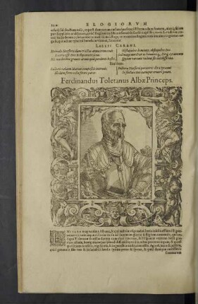 Ferdinandus Toletanus Albae Princeps.