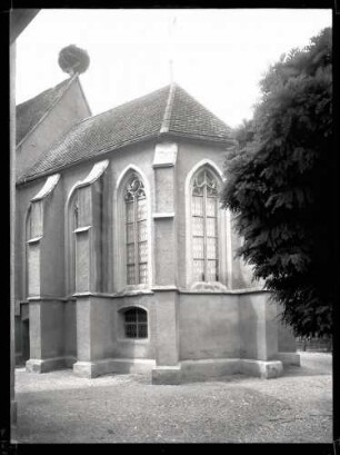 Kirche; Äusseres, Chor von Süden