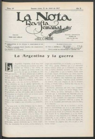 La Argentina y la guerra