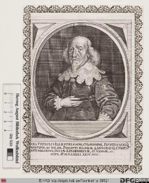Bildnis Philipp, Landgraf von Hessen-Butzbach (reg. 1609-43)