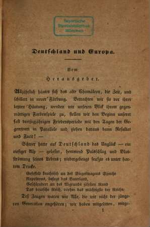 Bilder und Skizzen aus der Zeit : Hrsg. v. Friedrich Steinmann. 1