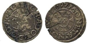 1/64 Taler (Sechsling), Herzoglich-Schleswig-Holstein- Gottorpische Linie, Johann Adolf (1590 - 1616)