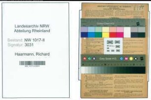 Entnazifizierung Richard Haarmann , geb. 03.06.1892 (Landwirt)