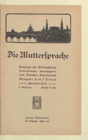 Teil 2 = 2. Schuljahr, [Schülerband]: [Teil 2 = 2. Schuljahr, [Schülerband]] : Lesebuch für Volksschulen