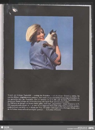 Frau mit Katze