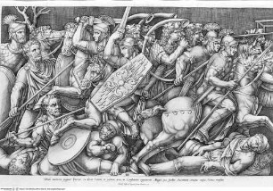 Speculum Romanae Magnificentiae, Rom, Konstantinsbogen, Schlachtenrelief