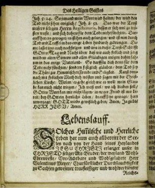 Lebenslauff.