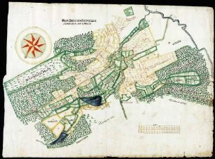 "Chorographisch und Geometrische Abbildung aller in des Hochdeutschen Ordens Herrschaft Achberg liegender accurat in Grund gelegter Dorfschaften, Weiler, Höfe, Hofstätten, Gärten, Äcker, Wiesen, Weinberg, Felder, Waldungen, Weiher, Flüße, Bäche und Appertinenten nach einer Universal- und in 13 Particular-Mappas eingeteilt, angefangen den 27. Aug[ust] 1726, vollendet den 9. Dez[ember] 1727"