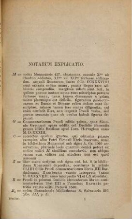 Procli Diadochi in primum Euclidis elementorum librum commentarii