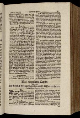 Das dreyzehente Capitel