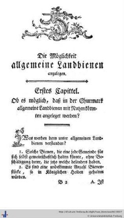 Erstes Capittel.