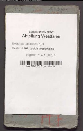 Aufhebung der Zünfte; Einziehung des Zunftvermögens