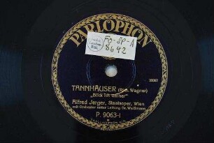 Tannhäuser : "Blick ich umher" / (Rich. Wagner)