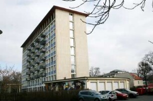 Dresden: Blaues Haus (Forschungsinstitut für Arbeitsschutz und Arbeitsökonomie), heute Wohnhaus