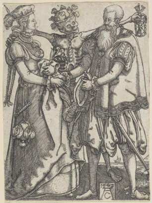 Blatt 4 (von 7) aus der Serie "Der Totentanz"