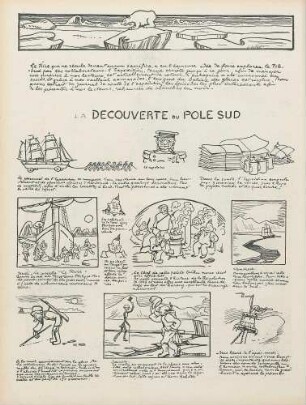 La decouverte du Pole Sud