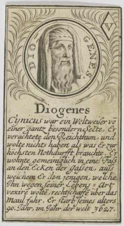Bildnis des Diogenes