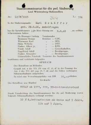 Schaeffer, Karl