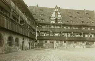 Bamberg, Alte Hofhaltung : Bamberg. Alte Hofhaltung, Südflügel