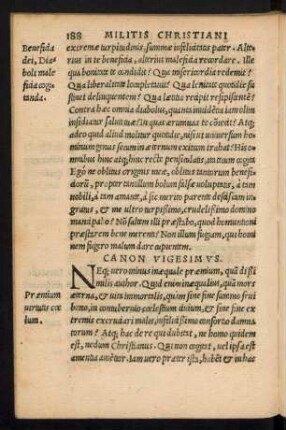 Canon Vigesimus.