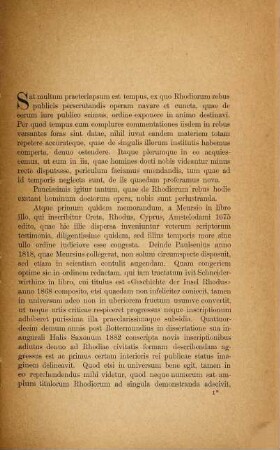 De republica Rhodiorum commentatio