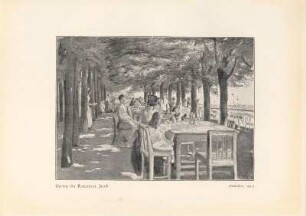 Garten des Restaurant Jacob. 1904