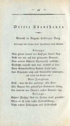 Dritte Abentheure