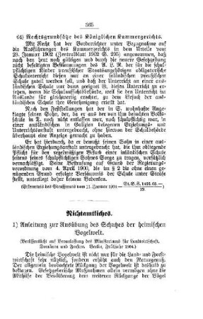 Rechtsgrundsätze des Königlichen Kammergerichts : [G. Öffentliches Volksschulwesen]