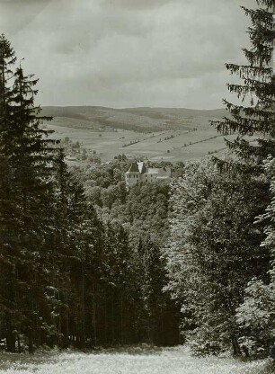 Bärenstein, Blick zum Schloss