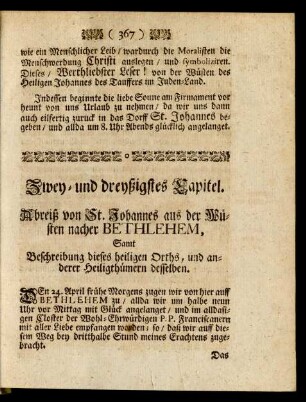 Zwey- und dreyßigstes Capitel.