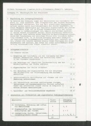 Lehrgang 04: Grundbegriffe der Steinkunde