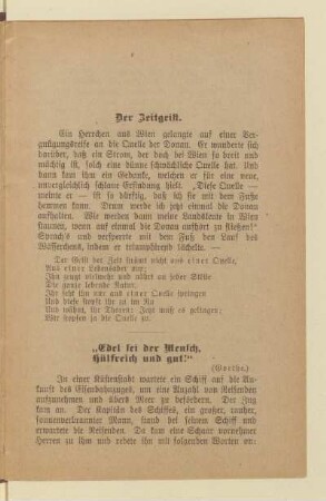 [Moralische Gedichte und Fabeln]
