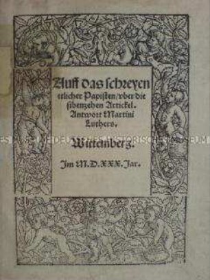 Luther zur Kritik an den Torgauer Artikeln