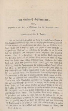 95-116 Rede zum Gedächtniß Schleiermacher's