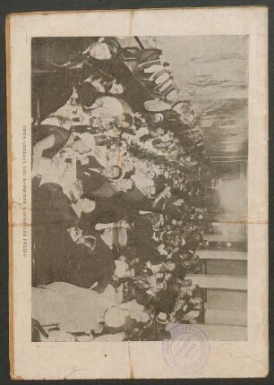 [Fotografía] : Vista general del banquete a González Pulido