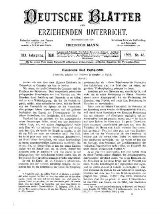 Comenius und Pestalozzi : (Schluss)
